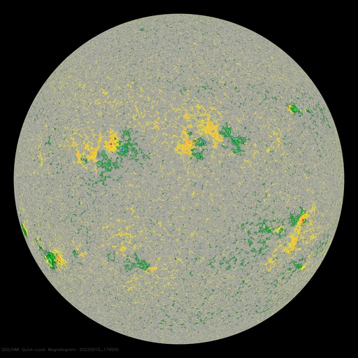 NASA SDO HMI Colorized Magnetogram